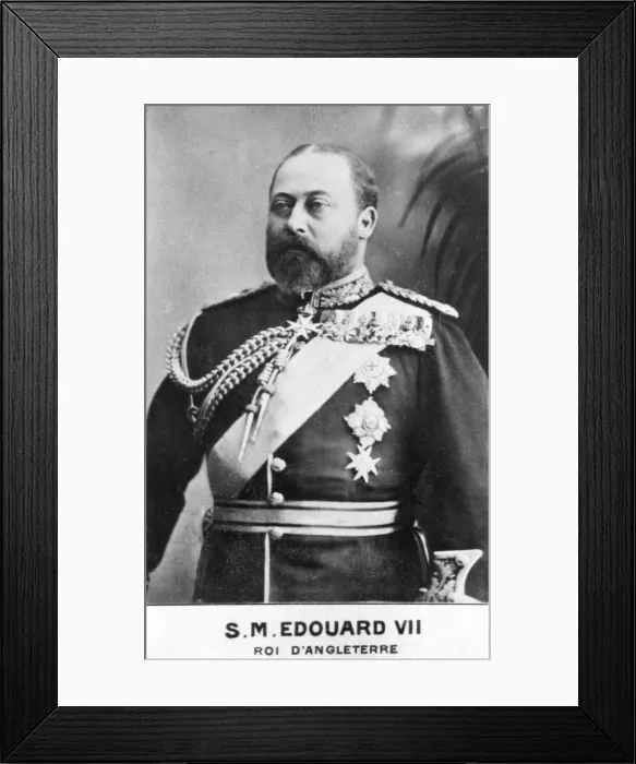 Framed Print : King Edward VII, 1901-1910 Framed Print : King Edward VII, 1901-1910