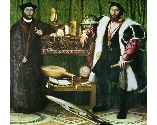 The Ambassadors, 1533. Artist: Hans Holbein the Younger