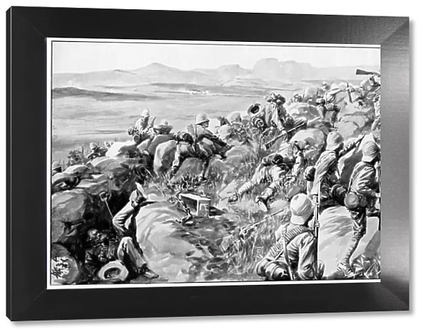 Relief of Ladysmith - the last rush at Hlangwane Hill, 19 February 1900