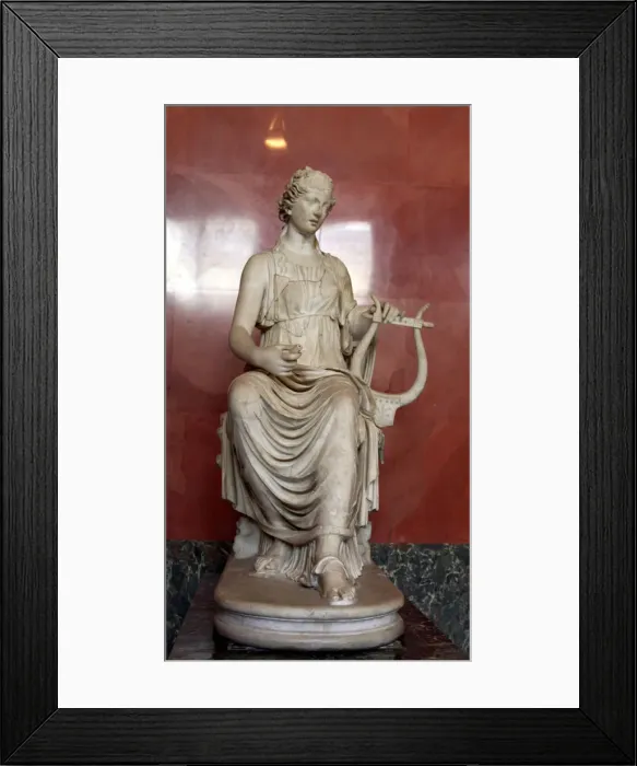 Framed Print : Statue of Terpsichore, Muse of Dances Framed Print : Statue of Terpsichore, Muse of Dances