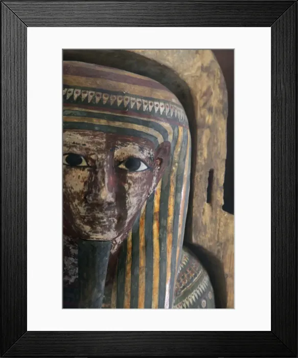 Framed Print : Wooden sarcophagus of Pa-Kush, priest of Amun? Framed Print : Wooden sarcophagus of Pa-Kush, priest of Amun?