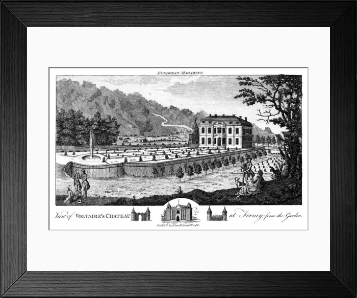 Framed Print : Ferney near Geneva, Switzerland, 1786 Framed Print : Ferney near Geneva, Switzerland, 1786