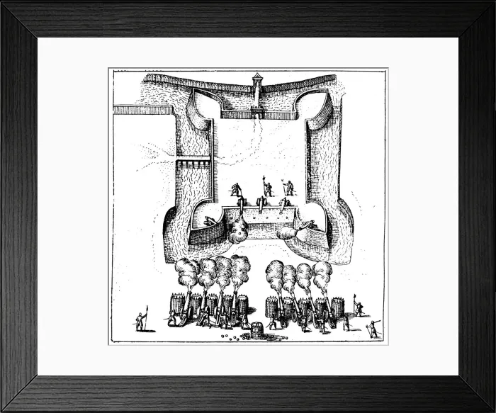Framed Print : Utriusque cosmi historia, 1517-19. Artist: Robert Fludd Framed Print : Utriusque cosmi historia, 1517-19. Artist: Robert Fludd