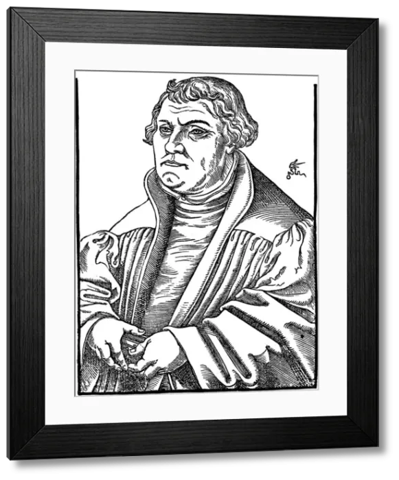 Framed Print : Martin Luther German Protestant reformer, 1546 Framed Print : Martin Luther German Protestant reformer, 1546