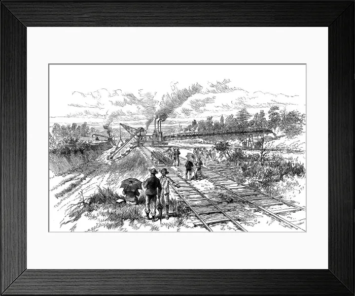 Framed Print : Excavating the Panama Canal, 1888 Framed Print : Excavating the Panama Canal, 1888