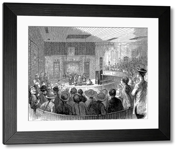 Framed Print : Chinese theatre, San Francisco, c1870 Framed Print : Chinese theatre, San Francisco, c1870
