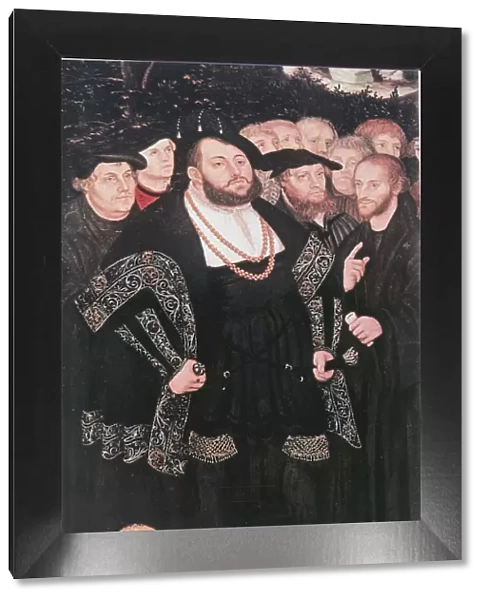 Martin Luther with reformers, c1530