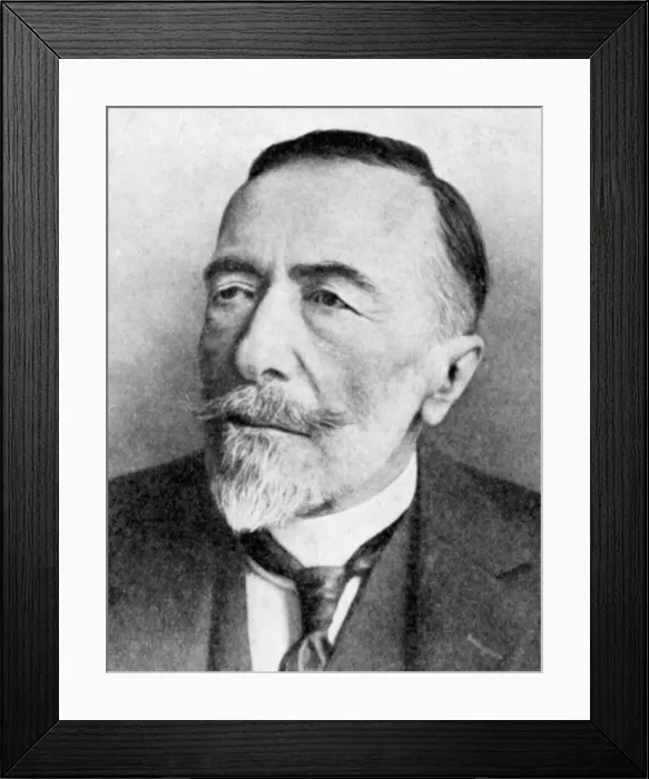 Framed Print : Joseph Conrad (1857-1924) Framed Print : Joseph Conrad (1857-1924)