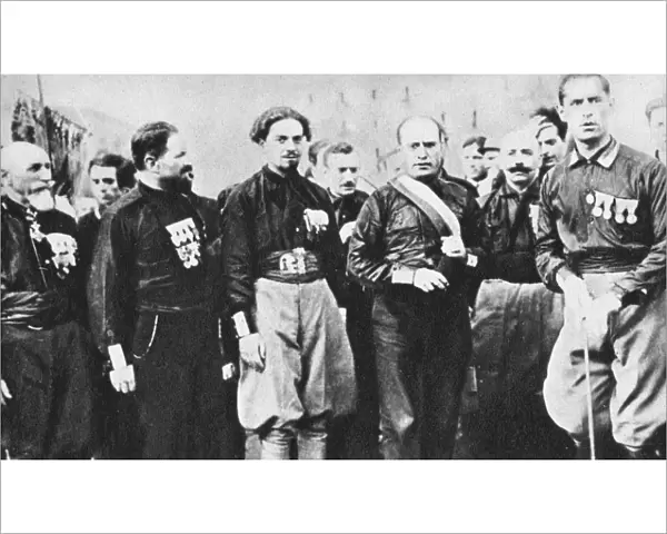 Benito Mussolini (1883-1945) Italian fascist dictator, 1922