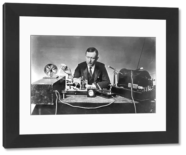 Guglielmo Marconi (1874-1937), Italian physicist and radio pioneer