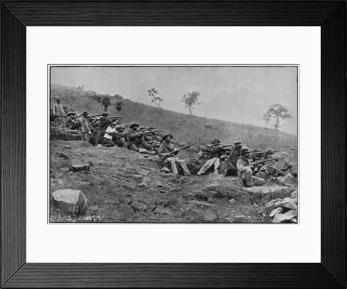 Framed Print : Boers besieging Ladysmith, 2nd Boer War, 1899-1900 Framed Print : Boers besieging Ladysmith, 2nd Boer War, 1899-1900