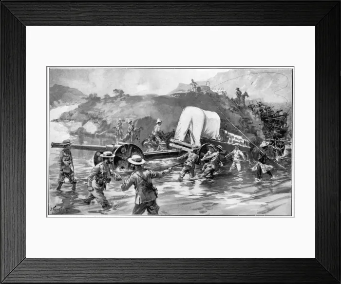 Framed Print : The approach to Ladysmith, 2nd Boer War, 18 January 1900 Framed Print : The approach to Ladysmith, 2nd Boer War, 18 January 1900