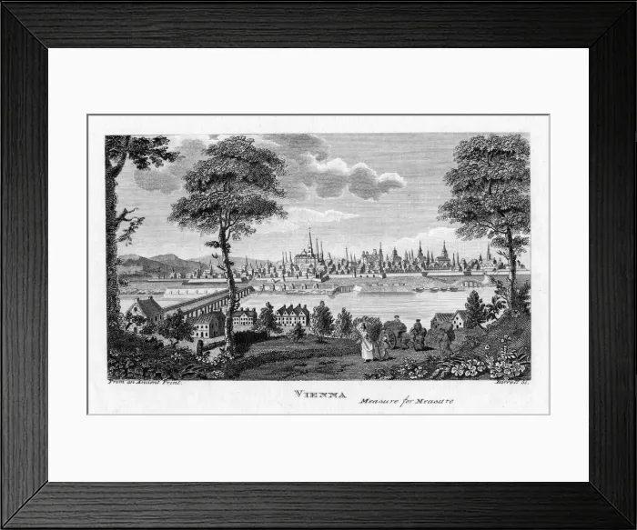 Framed Print : Vienna, Austria, c1790. Artist: A Birrell Framed Print : Vienna, Austria, c1790. Artist: A Birrell
