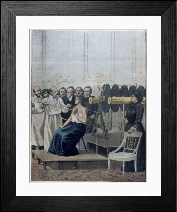 Framed Print : Treatment of Tuberculosis using electricity, 1901 Framed Print : Treatment of Tuberculosis using electricity, 1901