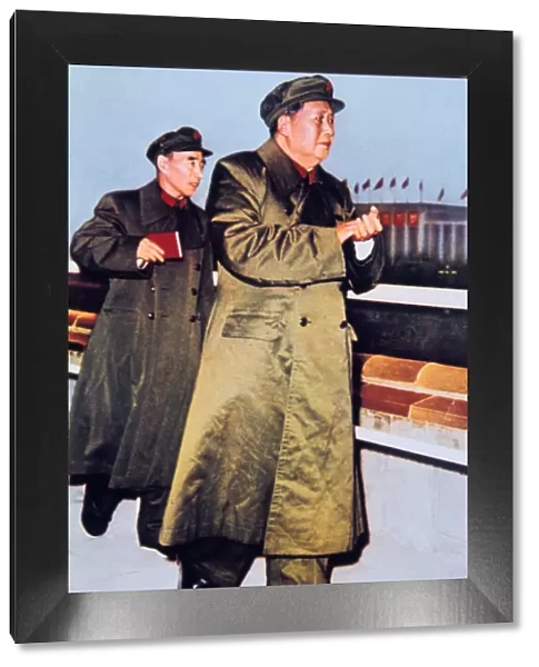 Mao Zedong and Lin Biao, China, c1966