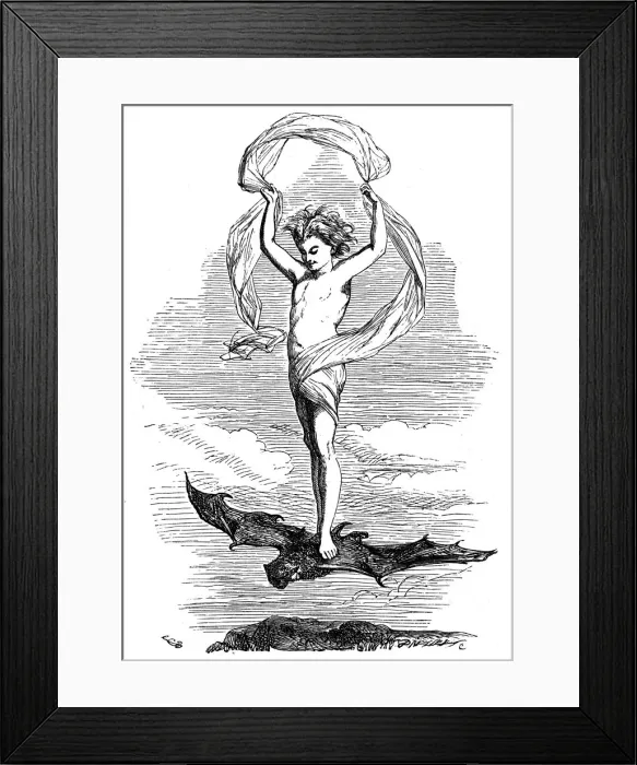 Framed Print : Scene from The Tempest by William Shakespeare, 1856-1858 Framed Print : Scene from The Tempest by William Shakespeare, 1856-1858