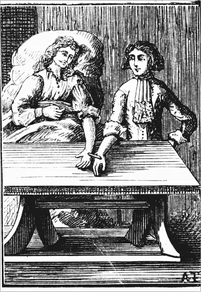 Direct person-to-person blood transfusion performed at the wrist, 1679