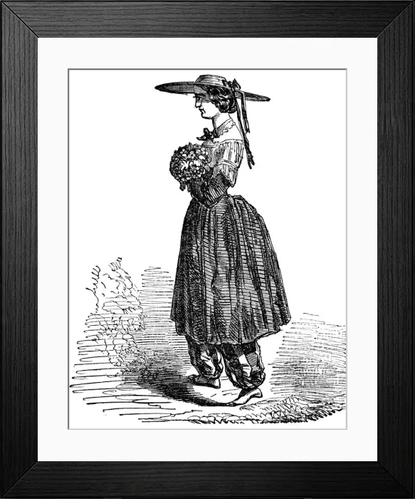 Framed Print : Amelia Bloomer, American feminist and champion of dress reform, 1869 Framed Print : Amelia Bloomer, American feminist and champion of dress reform, 1869