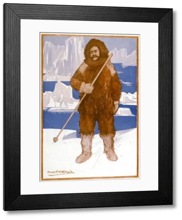 Framed Print : Robert Edwin Peary, American naval officer and explorer, 1909 Framed Print : Robert Edwin Peary, American naval officer and explorer, 1909
