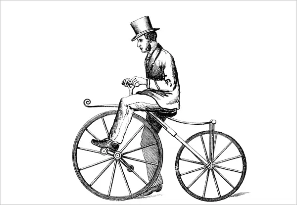 Boneshaker bicycle, c1870