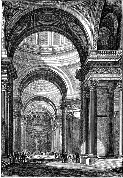 Foucaults pendulum in the Pantheon, Paris, 1851 (1887)