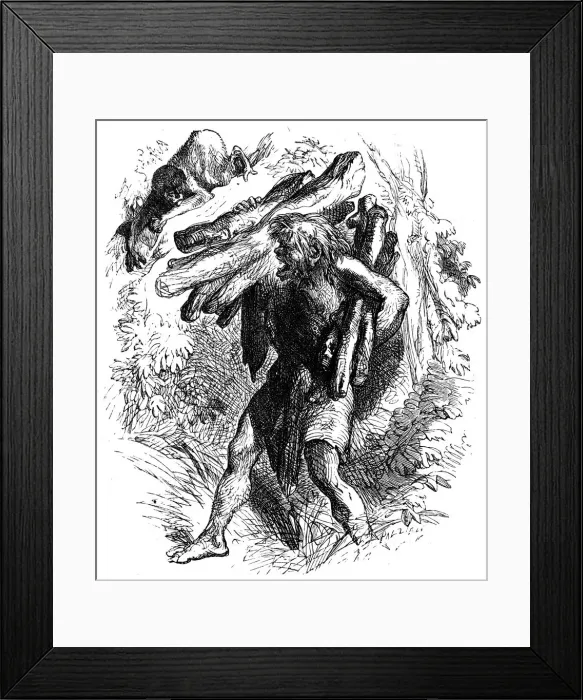 Framed Print : Scene from The Tempest by William Shakespeare, 1856-1858 Framed Print : Scene from The Tempest by William Shakespeare, 1856-1858