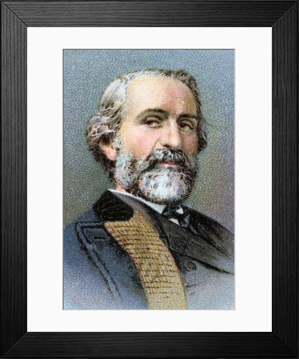 Framed Print : Giuseppe Verdi, 19th century Italian composer, 1914 Framed Print : Giuseppe Verdi, 19th century Italian composer, 1914