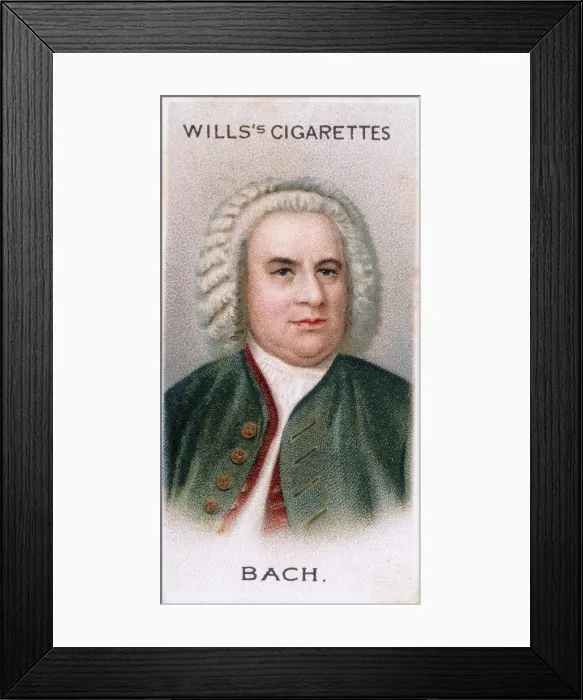 Framed Print : Johann Sebastian Bach (1685-1750), German composer and organist, 1912 Framed Print : Johann Sebastian Bach (1685-1750), German composer and organist, 1912