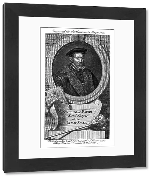 Nicholas Bacon (1509-1579), English statesman, 1750