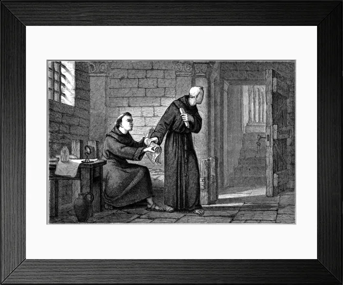 Framed Print : Roger Bacon, English experimental scientist, philosopher and Franciscan friar Framed Print : Roger Bacon, English experimental scientist, philosopher and Franciscan friar