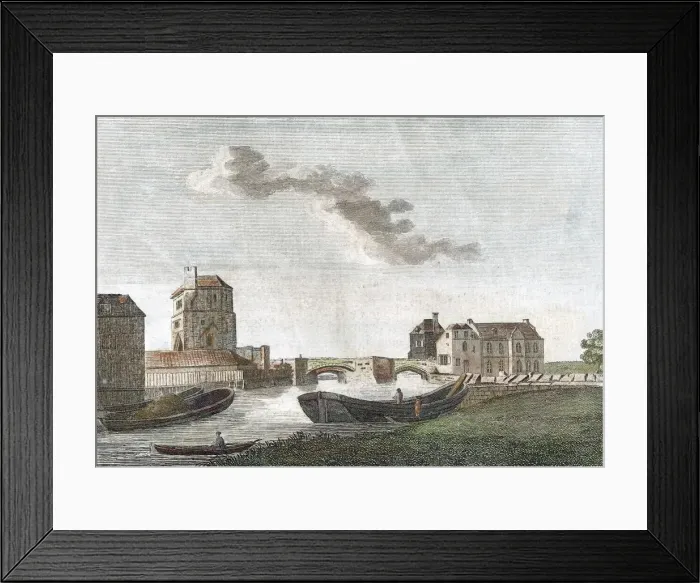 Framed Print : Tower of Franciscan friary, Oxford, 1788 Framed Print : Tower of Franciscan friary, Oxford, 1788