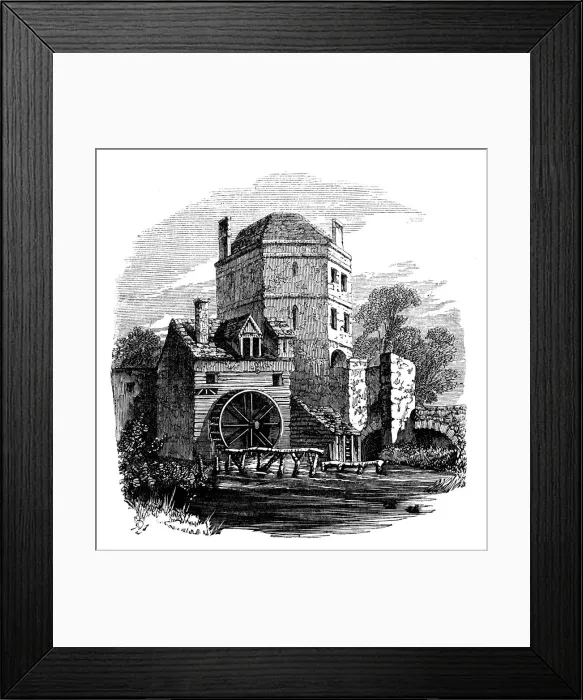 Framed Print : Tower of Franciscan friary, Oxford, c1860 Framed Print : Tower of Franciscan friary, Oxford, c1860