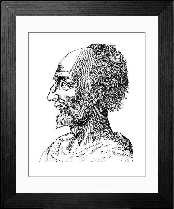 Framed Print : Jean Antoine de Baif (1532-1589), French poet Framed Print : Jean Antoine de Baif (1532-1589), French poet
