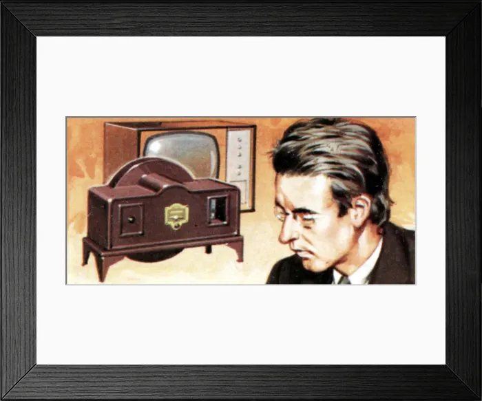 Framed Print : John Logie Baird (1888-1946), Scottish electrical engineer and pioneer of television Framed Print : John Logie Baird (1888-1946), Scottish electrical engineer and pioneer of television