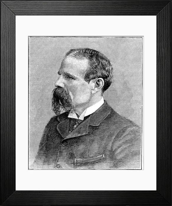 Framed Print : Benjamin Baker (1840-1907), British civil engineer, c1896 Framed Print : Benjamin Baker (1840-1907), British civil engineer, c1896