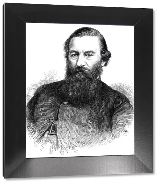 Samuel White Baker (1821-1893), English explorer and anti-slavery campaigner, 1865