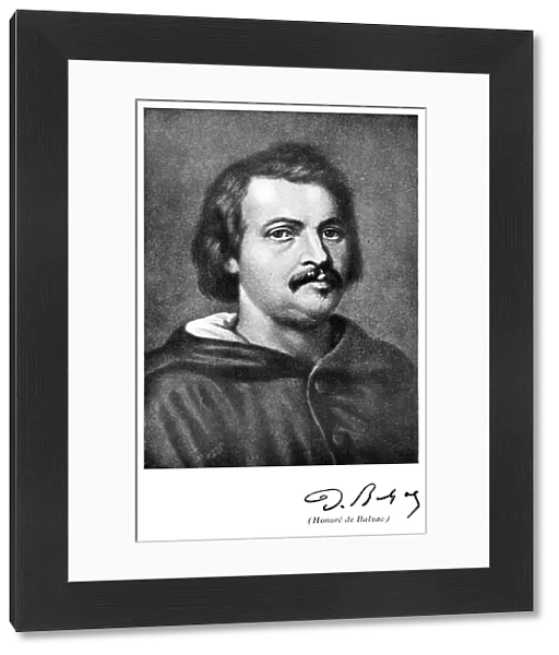 Honore de Balzac (1799-1850), French novelist and literary critic