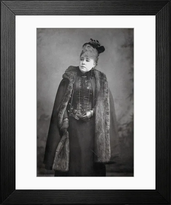 Framed Print : Mrs Bancroft (nee Marie Wilton) (1840-1921), English actress, c1890 Framed Print : Mrs Bancroft (nee Marie Wilton) (1840-1921), English actress, c1890