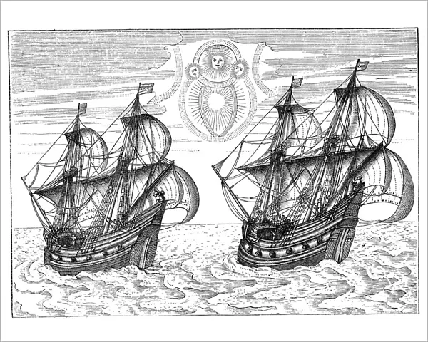 Ships of Willem Barents expedition to the Arctic, 1596