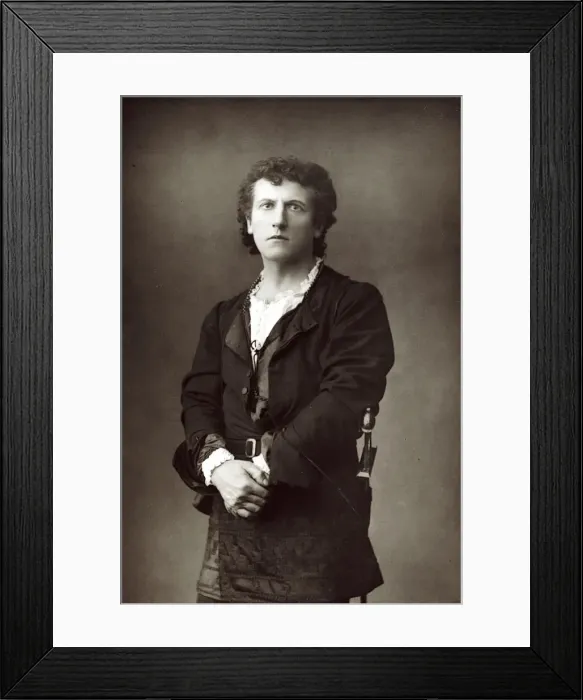 Framed Print : Wilson Barrett (1846-1904), English theatrical actor-manager, c1890 Framed Print : Wilson Barrett (1846-1904), English theatrical actor-manager, c1890