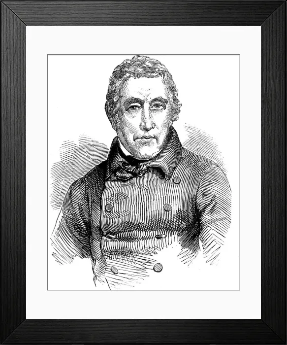 Framed Print : John Barrow (1764-1848), English traveller and naval administrator Framed Print : John Barrow (1764-1848), English traveller and naval administrator