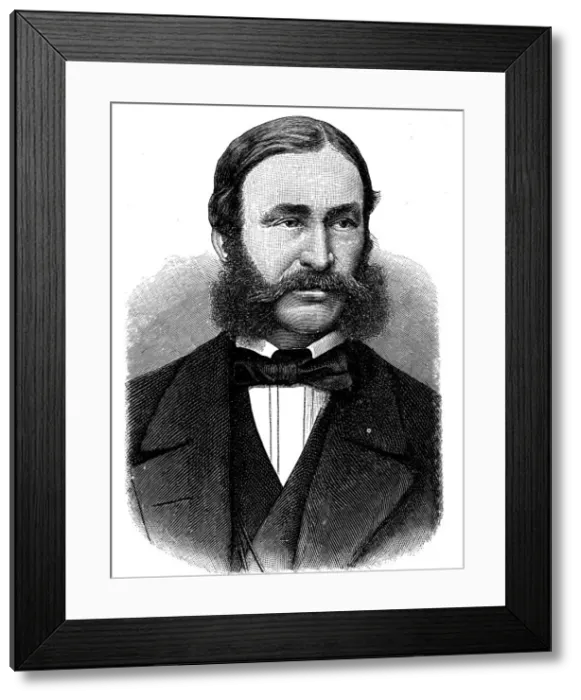 Framed Print : Heinrich Barth (1821-1865), German geographer and explorer of north and central Africa Framed Print : Heinrich Barth (1821-1865), German geographer and explorer of north and central Africa
