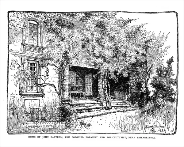 House of John Bartram (1699-1777), American botanist and agriculturist, 1884