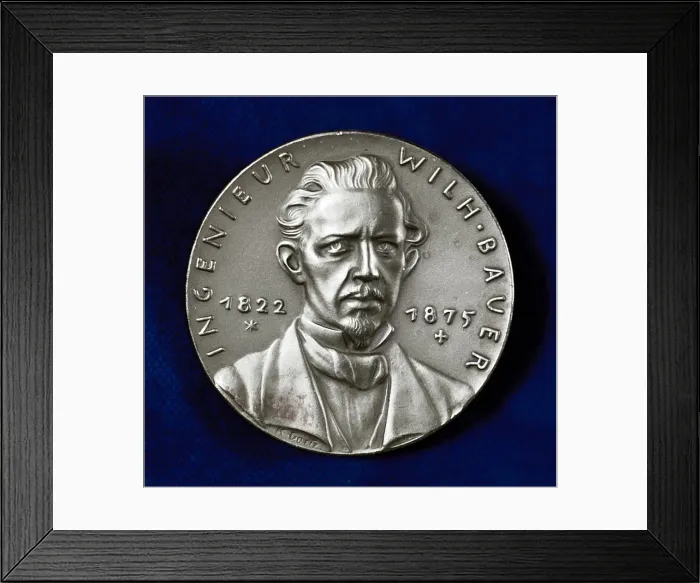 Framed Print : Wilhelm Bauer (1822-1875), German inventor and pioneer builder of submarines Framed Print : Wilhelm Bauer (1822-1875), German inventor and pioneer builder of submarines