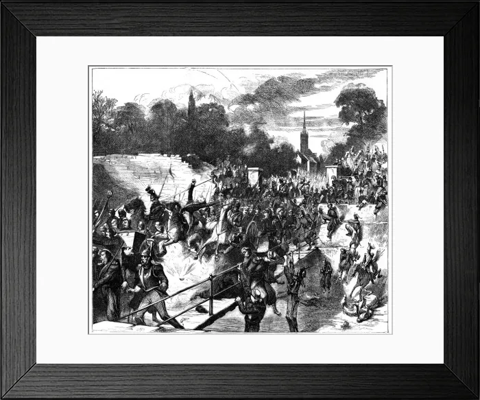 Framed Print : Battle of Sedan, France, Franco-Prussian War, 1 September 1870 (c1880) Framed Print : Battle of Sedan, France, Franco-Prussian War, 1 September 1870 (c1880)