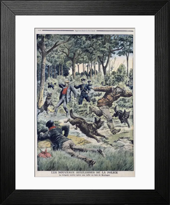 Framed Print : The New French Police Auxiliaries, 1907 Framed Print : The New French Police Auxiliaries, 1907