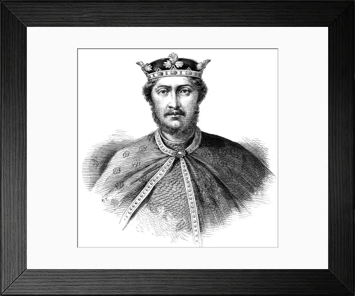 Framed Print : Richard I, Coeur de Lion, (1157-1199), c1880 Framed Print : Richard I, Coeur de Lion, (1157-1199), c1880