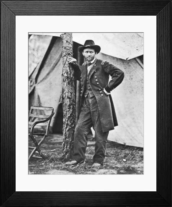 Framed Print : Ulyssess Grant (1822-1885), American soldier and statesman, c1860s Framed Print : Ulyssess Grant (1822-1885), American soldier and statesman, c1860s