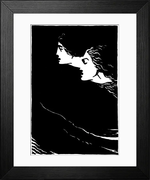 Framed Print : Paolo and Francesca, early 20th century Framed Print : Paolo and Francesca, early 20th century