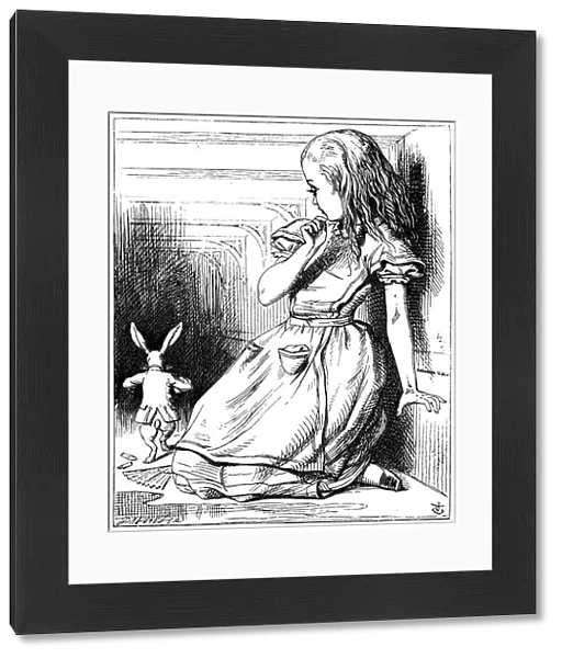 Scene from Alices Adventures in Wonderland by Lewis Carroll, 1865. Artist: John Tenniel